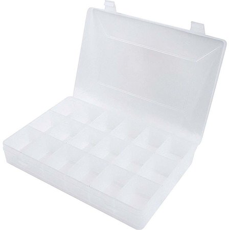 ALLSTAR 14361 18 Compartment Plastic Storage Case - 11 x 7 x 1.75 in. ALL14361